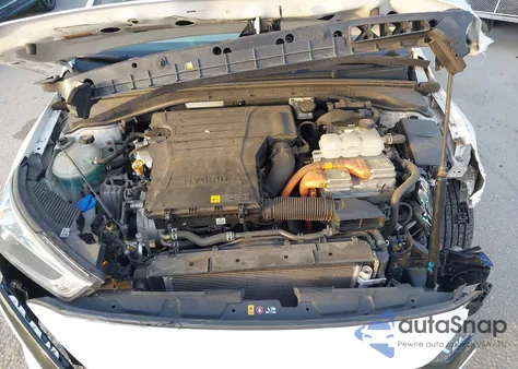 2019 Hyundai Ioniq Hybrid Blue from USA, damaged, VIN KMHC65LCXKU134178